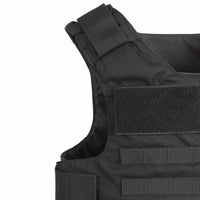 External Tactical Bulletproof Vest Carrier Close Up of Straps